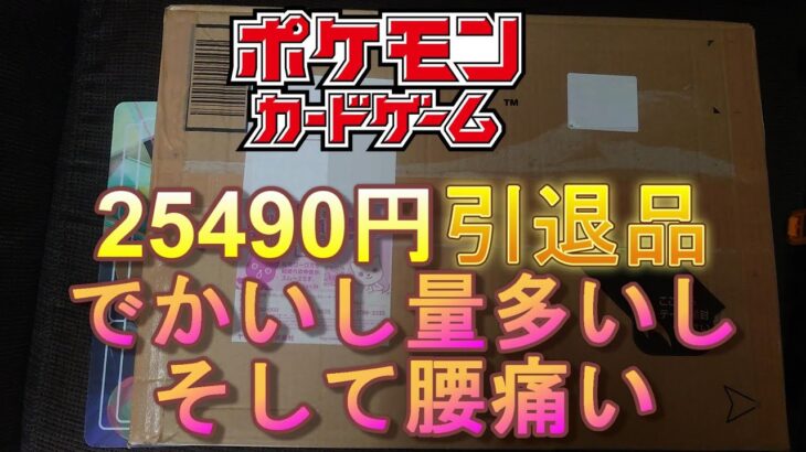 【ポケモンカード】25490円の引退品を開封してみた