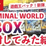 【遊戯王パック開封】新弾TERMINAL WORLDを4BOX開封してみた結果