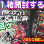 【ワンピカード新弾】双璧の覇者を毎日開封ッ🔥実はゾロとの相性…いいんです