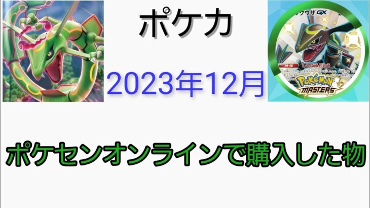 【ポケモンカード】2023年12月ポケカ関連グッズ紹介！！【開封動画】