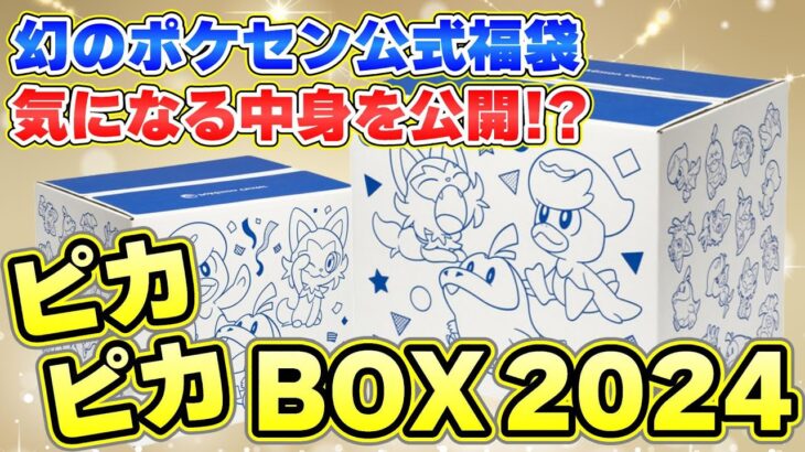 【ポケモン】大公開！あの幻のポケセン公式の福袋「ピカピカボックス2024」を入手したので開封していきます！