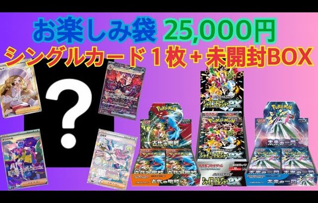 【ポケカ】25,000円のお楽しみ袋開封！#シャイニートレジャーex #ポケモンカード