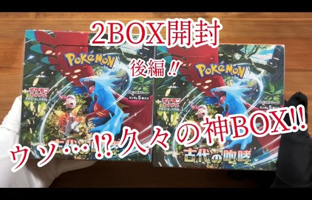 久々の神BOXに歓喜ッ…!!!【ポケカ】#ポケモンカード #古代の咆哮 #ポケモンカード開封 #ポケカ #ポケカ開封 #pokémon #pokemontcg #feebas4a