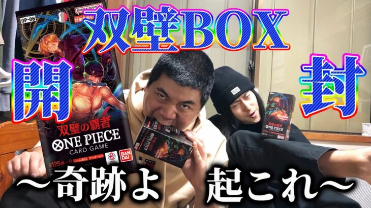 【ONE PIECEカード】双璧の覇者BOX開封！これが本当の双璧