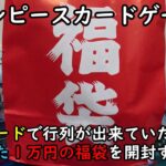 【福袋2024】オタロードで行列が出来ていた露店で買ったワンピカード1万円福袋を開封する！【ワンピースカードゲーム】