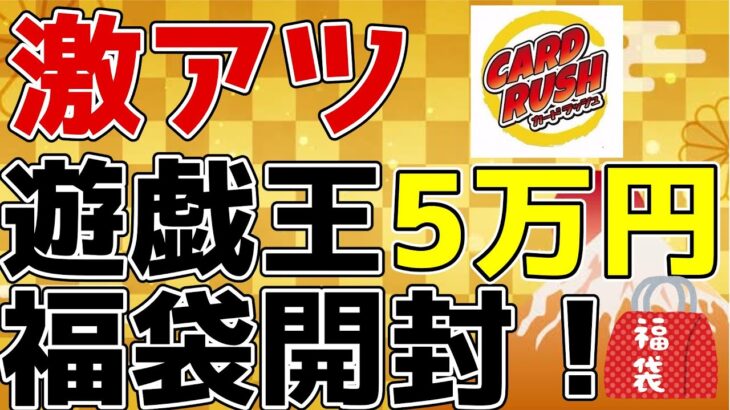 【#遊戯王】新年カードラッシュ5万円福袋開封したら大好物ばかり出てきた件【#開封動画】