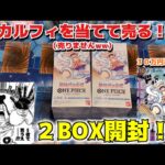 【ワンピースカード】ワンピースカード第５弾新時代の主役２BOX開封！！ニカルフィ当てて、売る！！（売りませんww）