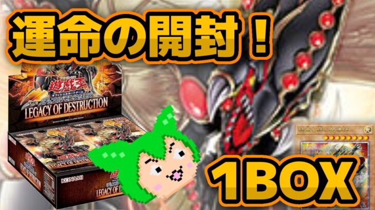 【#遊戯王】LEGACY OF DESTRUCTION　新年1発目の運命の開封！【#ずんだもん】