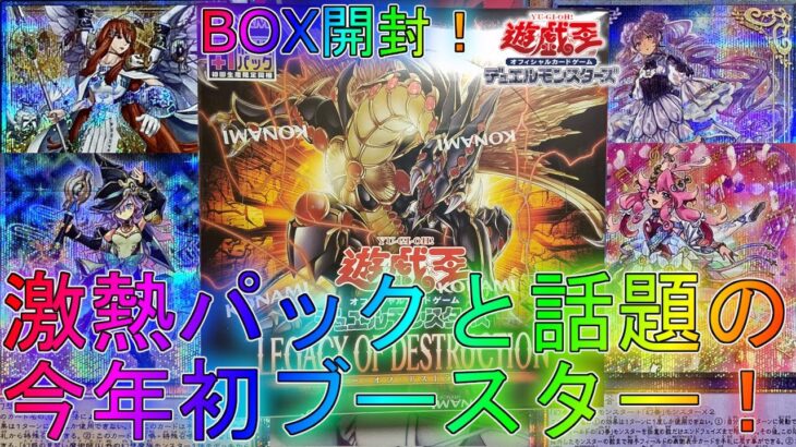 【遊戯王】懐かしのテーマが超強化＆表遊戯の新規テーマが熱すぎる！？【レガシー・オブ・デストラクション】【LEGACY OF DESTRUCTION】25th絆と結束の魔術師オリパラッシュデュエル黄金櫃