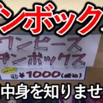 詳細不明のワンピース　ダンボックスを買ってみたので開封してみた　　【ワンピースカード？】