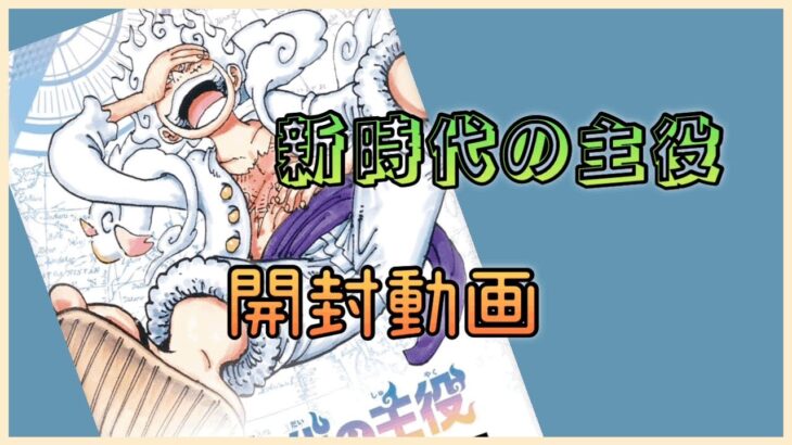 【ワンピース】新時代の主役開封🏃‍♀️🏃‍♂️✨