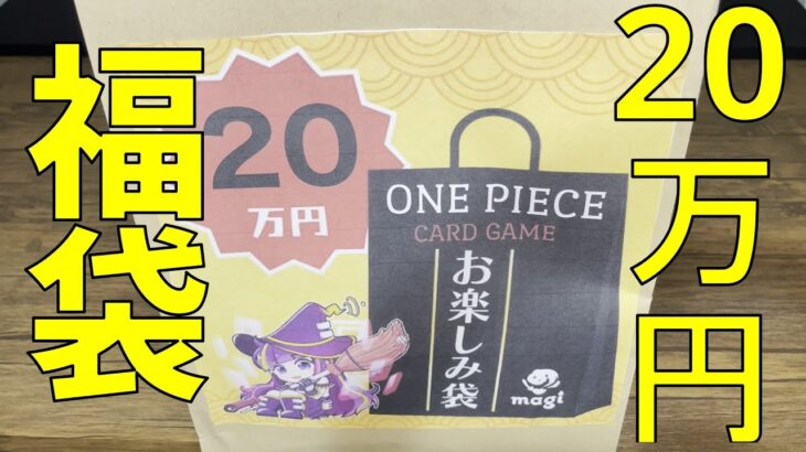 ２０万円のワンピースカード福袋開けたらとんでもないカードが‼︎‼︎‼︎‼︎