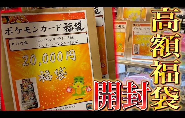 【開封動画】ポケカの高額福袋が余ってたので5万円分買ってみた！