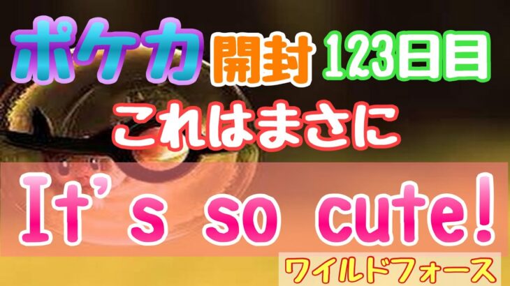 【ポケカ】とん吉の毎日開封１２３日目持ってないAR沢山だ！「ワイルドフォース」