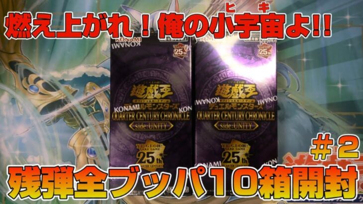 【遊戯王／BOX開封】せめて1枚…狙いどころの自引きを目指して開封した結果【QUARTER CENTURY CHRONICLE UNITY】