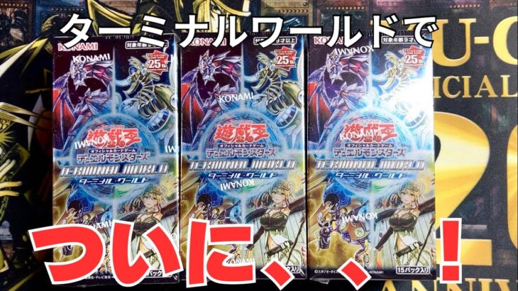 【遊戯王】ついに、、QCシク引けるか⁉︎ ターミナルワールド開封！