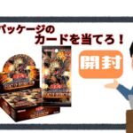 【遊戯王】パッケージのモンスターを当てろ！【レガシー･オブ･デストラクション】