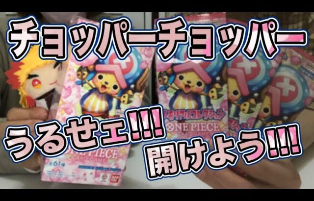 【ワンピースカード】朝起きたらチョッパーが！？チョッパーが来る予感しかない！！【開封動画】