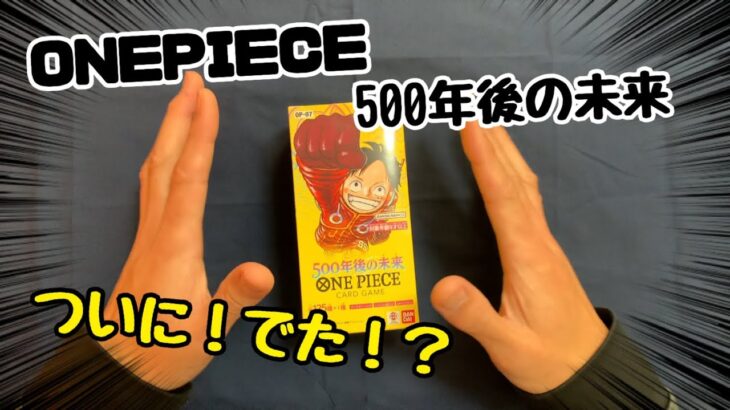 ワンピースカード開封！500年後の未来！ハンコックコミパラは出るのか！？