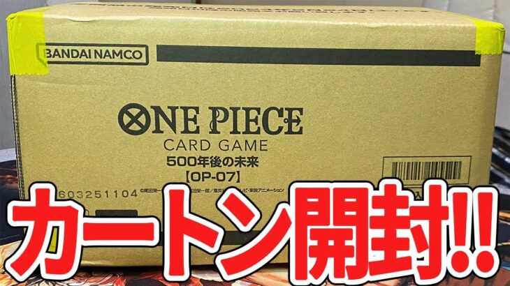 【ワンピースカード】初カートンで神引きなるか！？結果は・・・【500年後の未来】