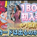 【開封】ワンピースカードゲーム500年後の未来1BOX遂に入手したので早速開封します！！