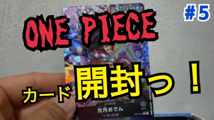 【ONE PIECEカード】価値のわからん男のっ【開封動画】