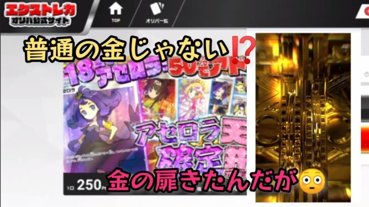 【ポケモンカード】ポケカネットオリパ開封‼️エクストレカさんで激やヤバ演出きたんだが😳アセロラ頂やん🎵