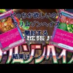 ポケモンカードゲーム　スカーレット＆バイオレット拡張パック「クリムゾンヘイズ」開封