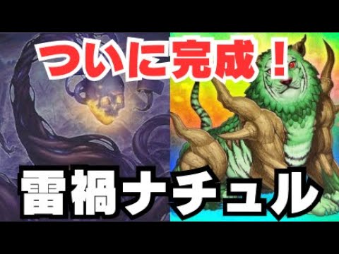 【遊戯王】雷禍ナチュルデッキ‼️約10年ぶりに作ったデッキを見てくれ‼️