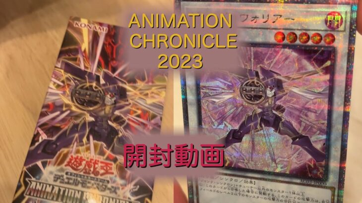 【開封動画】遊戯王カード アニメーションクロニクル2023