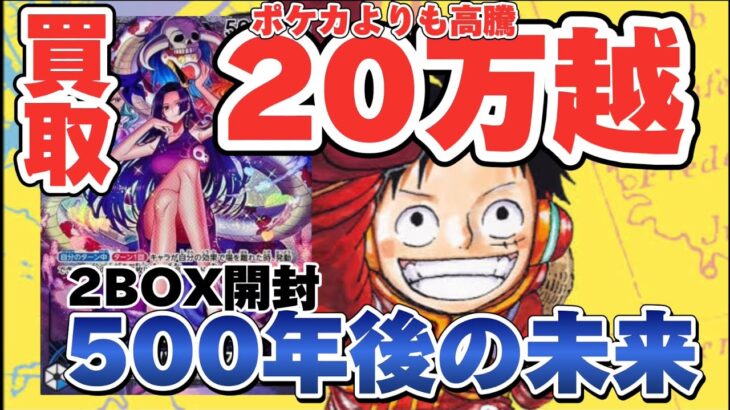 【ワンピカード】500年後の未来2BOX開封！！　部活動72日目【オリパ】