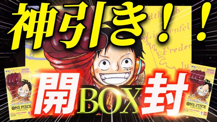 【開封動画】ONE PIECEカード　「500年後の未来」　まさかの神引き！！