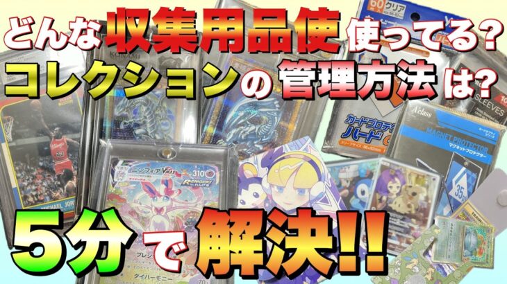 大切なコレクションどう飾る!?収納保管方法ズバッと解決♪便利アイテム収集用品大解説♪【ポケカ】【遊戯王】