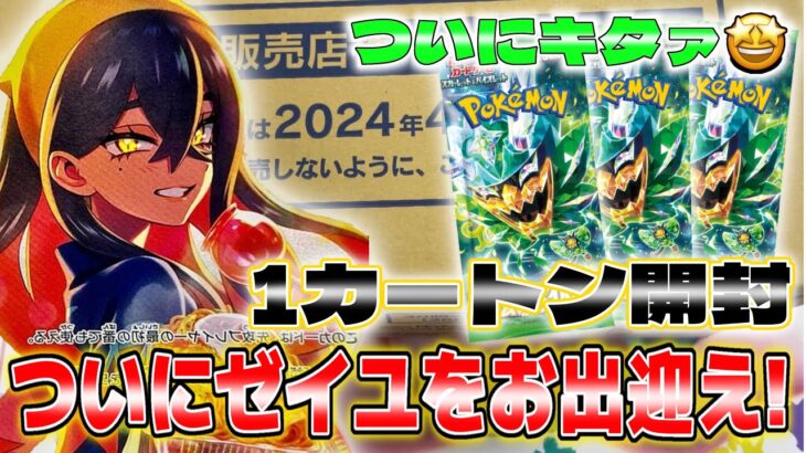 【ポケカ】ついにゼイユをお出迎え!?変幻の仮面1カートン開封！後編【1カートン】