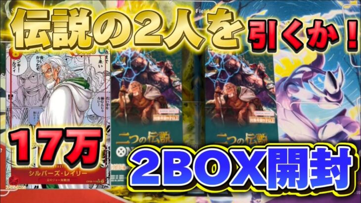 【ワンピカード】最新弾！！二つの伝説2BOX開封!! 　部活動76日目【開封動画】