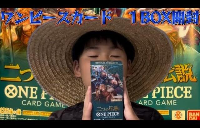 【ワンピースカード】二つの伝説１BOX開封！