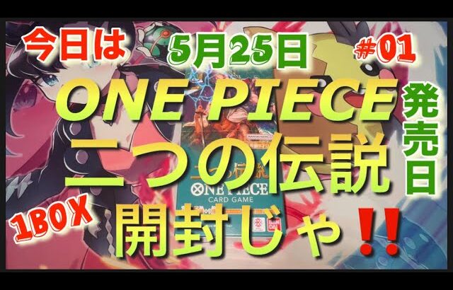 ワンピースカードゲーム  #ONE PIECE #二つの伝説開封 #シルバーズ・レイリー #シャーロット・プリン #ポートガス・D・エース #ジュエリー・ボニー #最新弾 #01