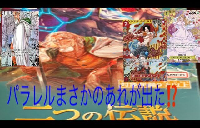 [ワンピース カード]ONEPIECE 2つの伝説 ポテトとパパによるBOX開封！#onepiece #ワンピース #開封動画