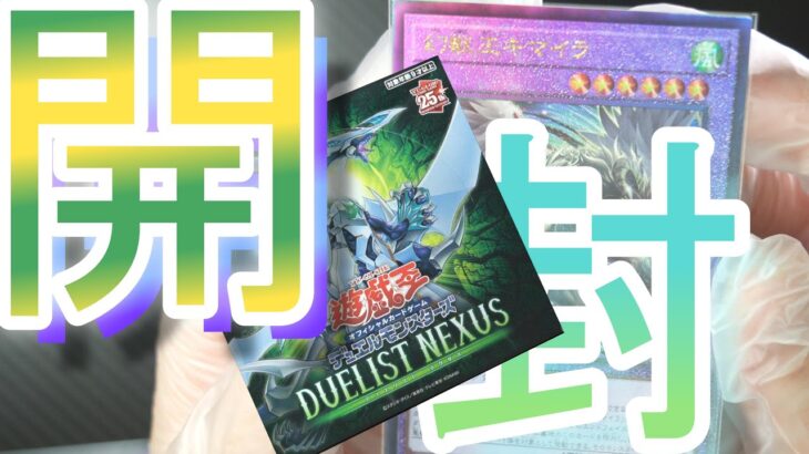 遊戯王開封【デュエリスト・ネクサス】１箱だけ開封！