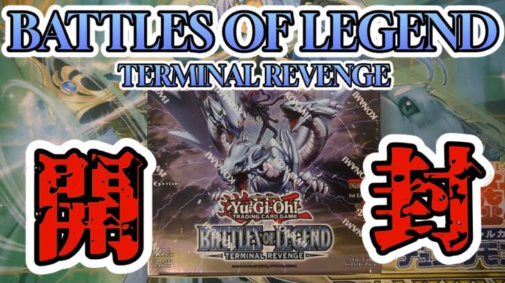 【遊戯王／BOX開封】1パックにシク封入確定の神箱で格好良いカードを狙った結果【BATTLE OF LEGEND TERMINAL REVENGE】