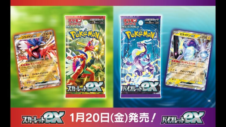 【ポケカ開封】バイオレットex 1BOXを開封する