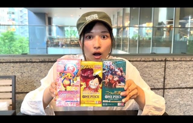 【ワンピカード】コミパラ再録なんて関係ねえ‼️秋葉原にいったらBOXでパック買えたんだが？？ww【開封動画】