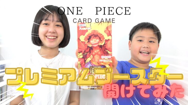 ONE PIECE CARD GAME開封【プレミアムブースター】開けてみた