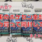 【ポケカ開封】関東のポケセン1日で全部回ってポケカ買ったら神引きできるはず！【ポケモンセンター/ステラミラクル】