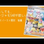 神回　ポケモンカード開封　クレイバースト　どうしてもナンジャモSARが欲しい　後編