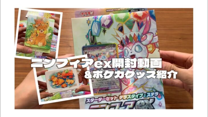 【ポケカ】スターターセットニンフィアex開封動画&ポケカグッズ紹介