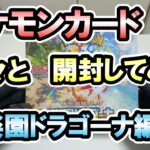 【ポケモンカード】BOX開封 第２弾《楽園ドラゴーナ》