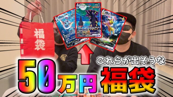 【ポケカ】50万円ポケカ福袋？ブイズコンセプト？こんなん開封したら夏ポケかブラッキーでしょうよって思ったら大分話が変わってきて…！？【ポケモンカード】