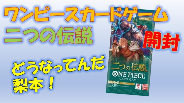 【ワンピースカードゲーム】二つ伝説開封！今後バンダイの文句は梨本に言う！