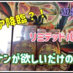 【遊戯王】久しぶりの動画はリミテッドパックで激レアを狙う…の巻【開封】